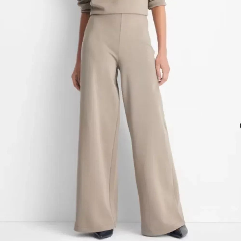 STYLUS | High Rise Viscose Blend Wide Leg Pants Size XXL